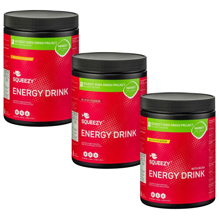 Squeezy Energy Drink - Koolhydraat Drankpoeder - 650g