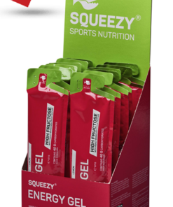 Squeezy Energy Gel High Fructose – 12X67 g sachet- 3x67g
