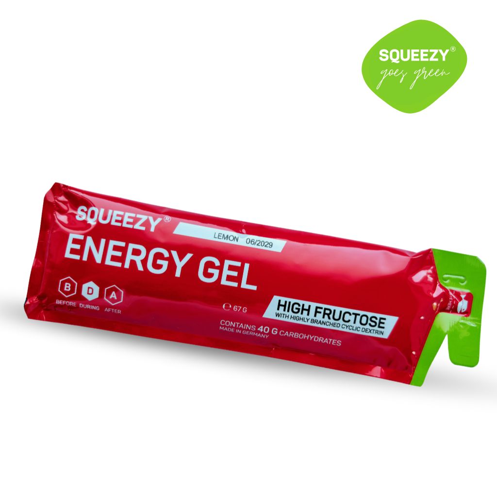 Squeezy Energy Gel High Fructose – 12X67 g sachet- 3x67g - Afbeelding 2